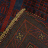 Baluchi Rug Handmade Blue Prayer Design 3x5 ft