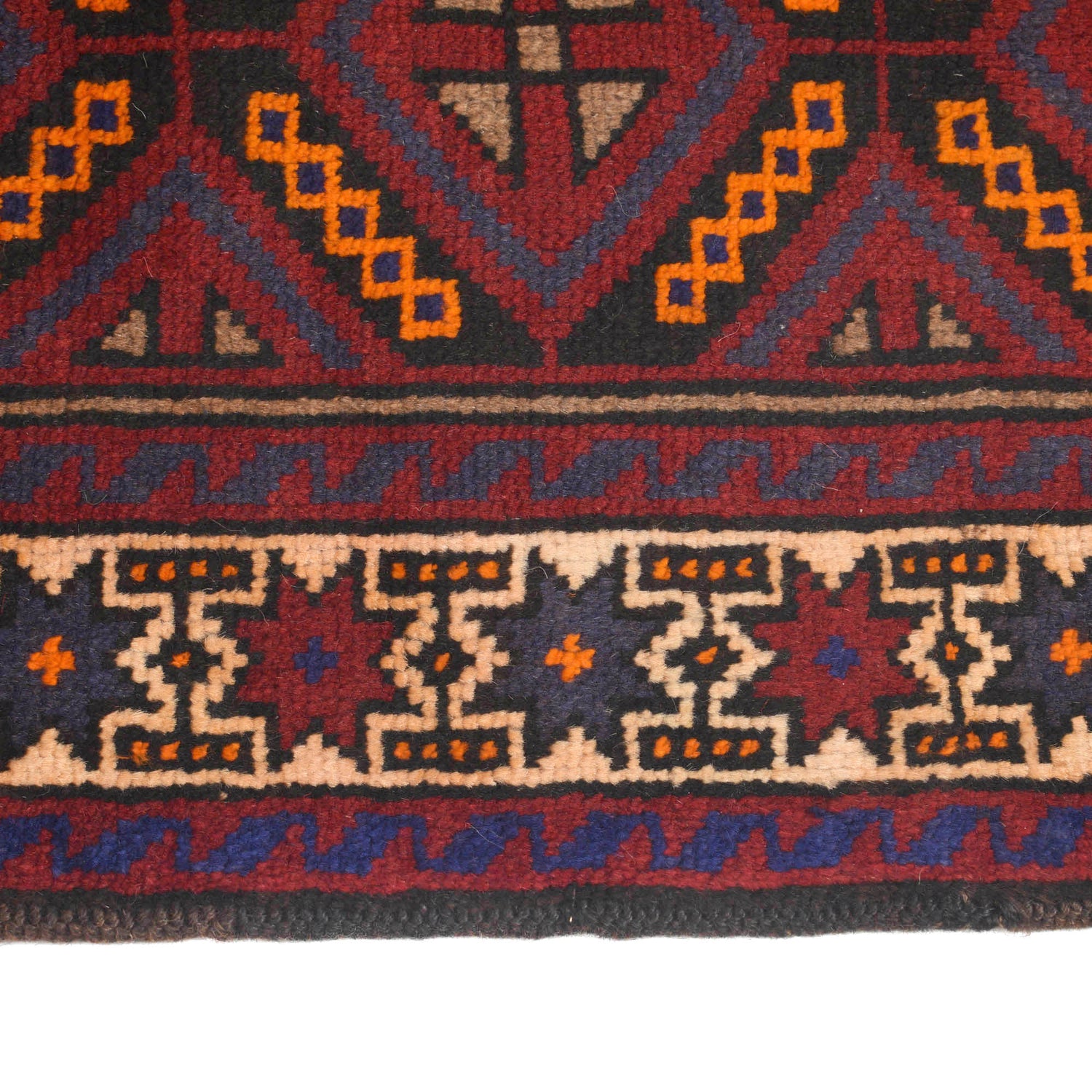 Baluchi Rug Handmade Multi Floral 3x5 ft