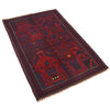 Baluchi Rug Handmade Multi Prayer Design 3x5 ft
