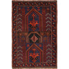 Baluchi Rug Handmade Multi Prayer Design 3x5 ft