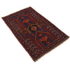 Baluchi Rug Handmade Multi Prayer Design 3x5 ft
