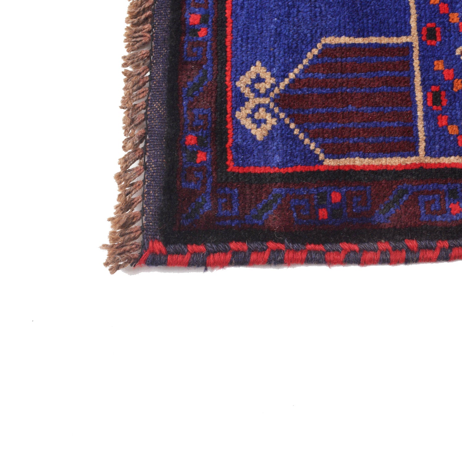 Baluchi Rug Handmade Blue Prayer Design 3x5 ft