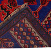 Baluchi Rug Handmade Blue Prayer Design 3x5 ft