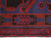 Baluchi Rug Handmade Navy Blue Floral 3x5 ft