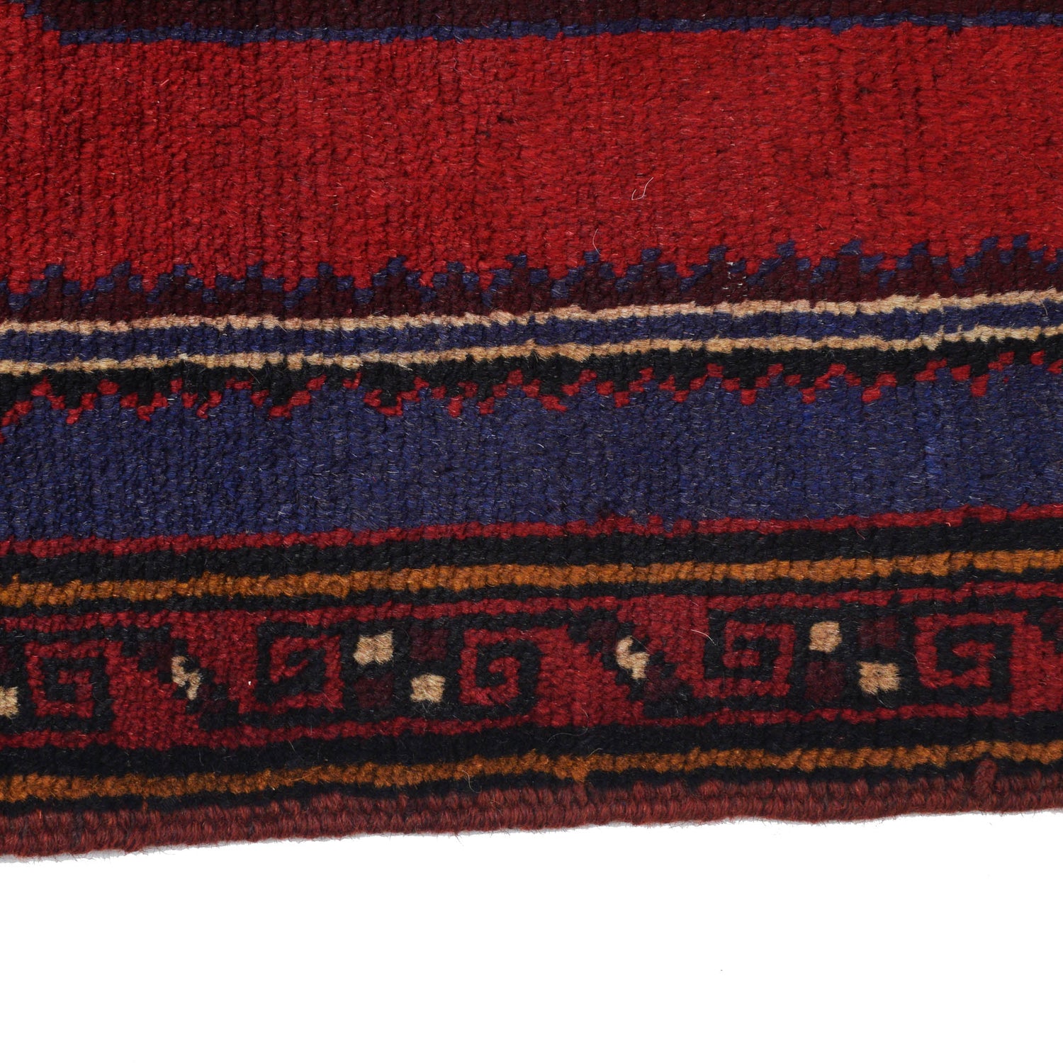 Baluchi Rug Handmade Navy Blue Geometric 3x5 ft