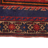 Baluchi Rug Handmade Navy Blue Geometric 3x5 ft