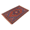 Baluchi Rug Handmade Navy Blue Geometric 3x5 ft