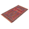 Baluchi Rug Handmade Multi Prayer Design 3x5 ft