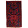 Baluchi Rug Handmade Dark Blue Geometric 3x5 ft