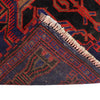 Baluchi Rug Handmade Dark Blue Geometric 3x5 ft