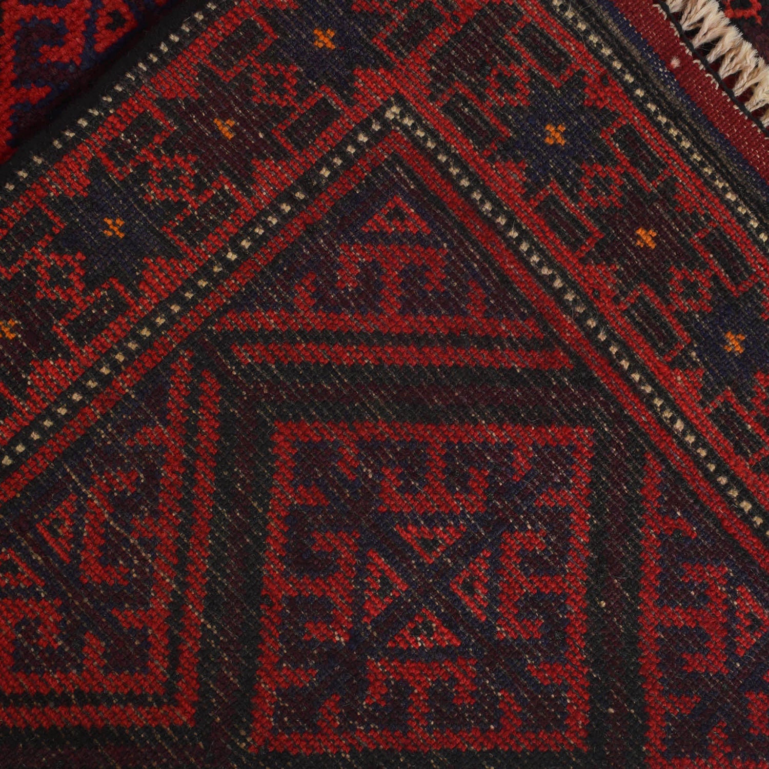 Baluchi Runner Rug Handmade Red 6' Runner