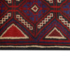 Baluchi Rug Handmade Multi Geometric 3x5 ft