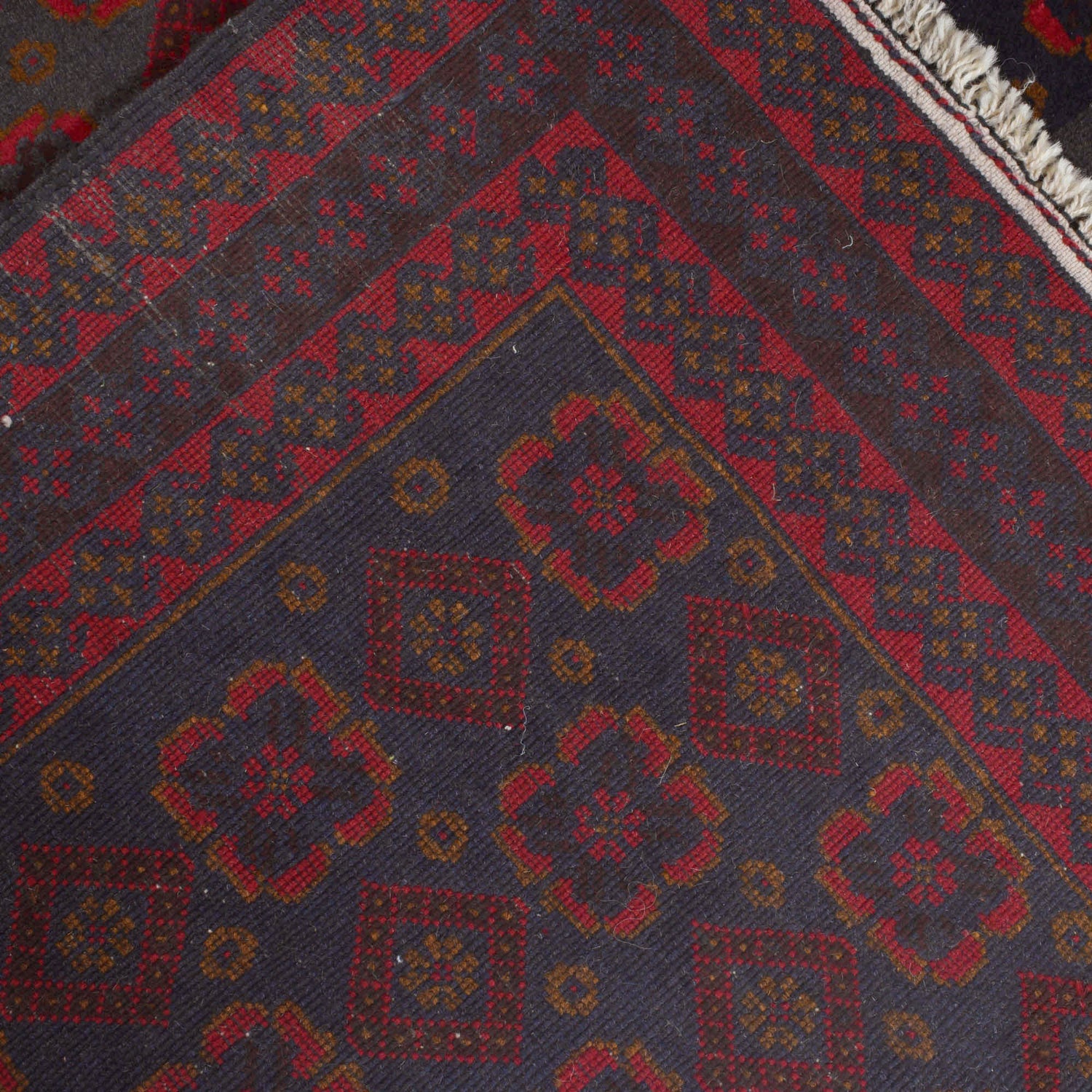 Baluchi Rug Handmade Multi Geometric 4x6 ft