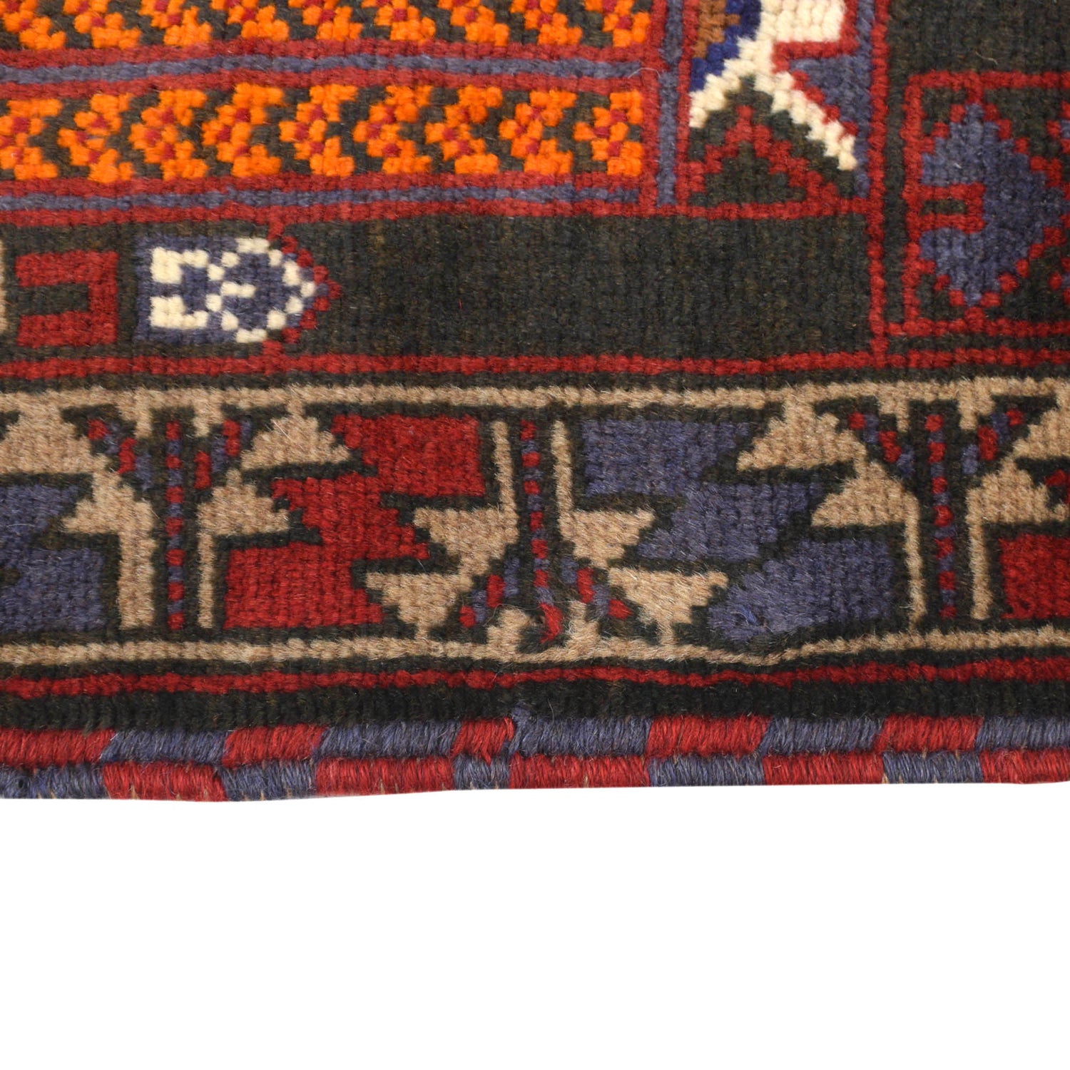 Baluchi Rug Handmade Multi Prayer Design 3x5 ft