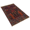Baluchi Rug Handmade Multi Prayer Design 3x5 ft