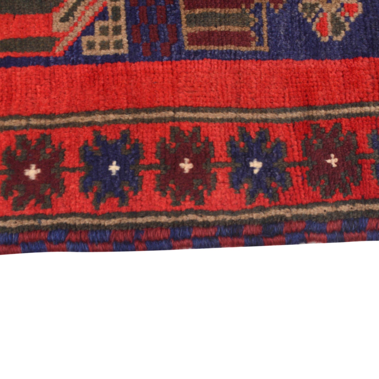 Baluchi Rug Handmade Multi Prayer Design 3x5 ft