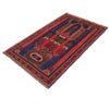 Baluchi Rug Handmade Multi Prayer Design 3x5 ft