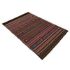 Laghari Kilim Area Rug Handmade Multi Geometric 4x7 ft