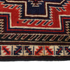 Baluchi Rug Handmade Black Floral 2x4 ft