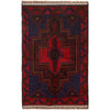Baluchi Rug Handmade Multi Floral 3x5 ft
