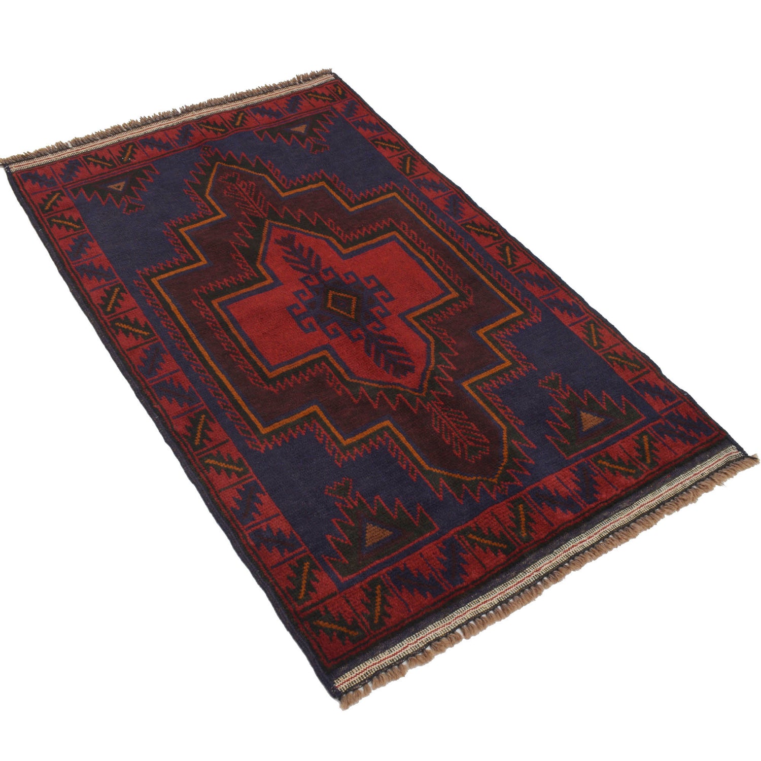 Baluchi Rug Handmade Multi Floral 3x5 ft
