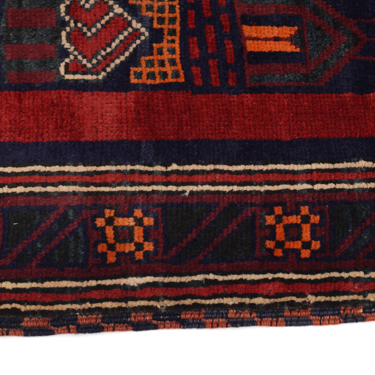Baluchi Rug Handmade Multi Prayer Design 3x5 ft
