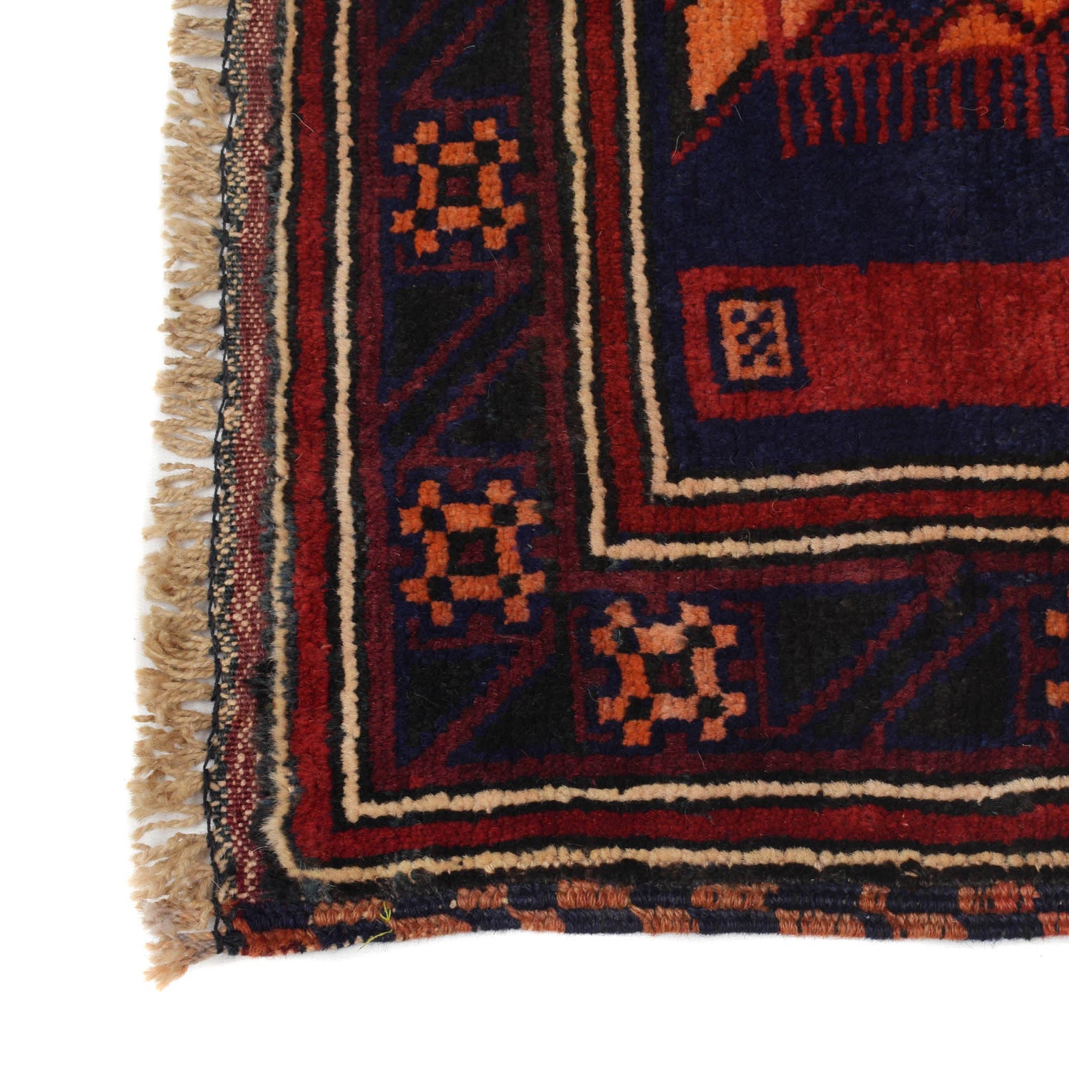 Baluchi Rug Handmade Multi Prayer Design 3x5 ft