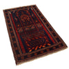 Baluchi Rug Handmade Multi Prayer Design 3x5 ft