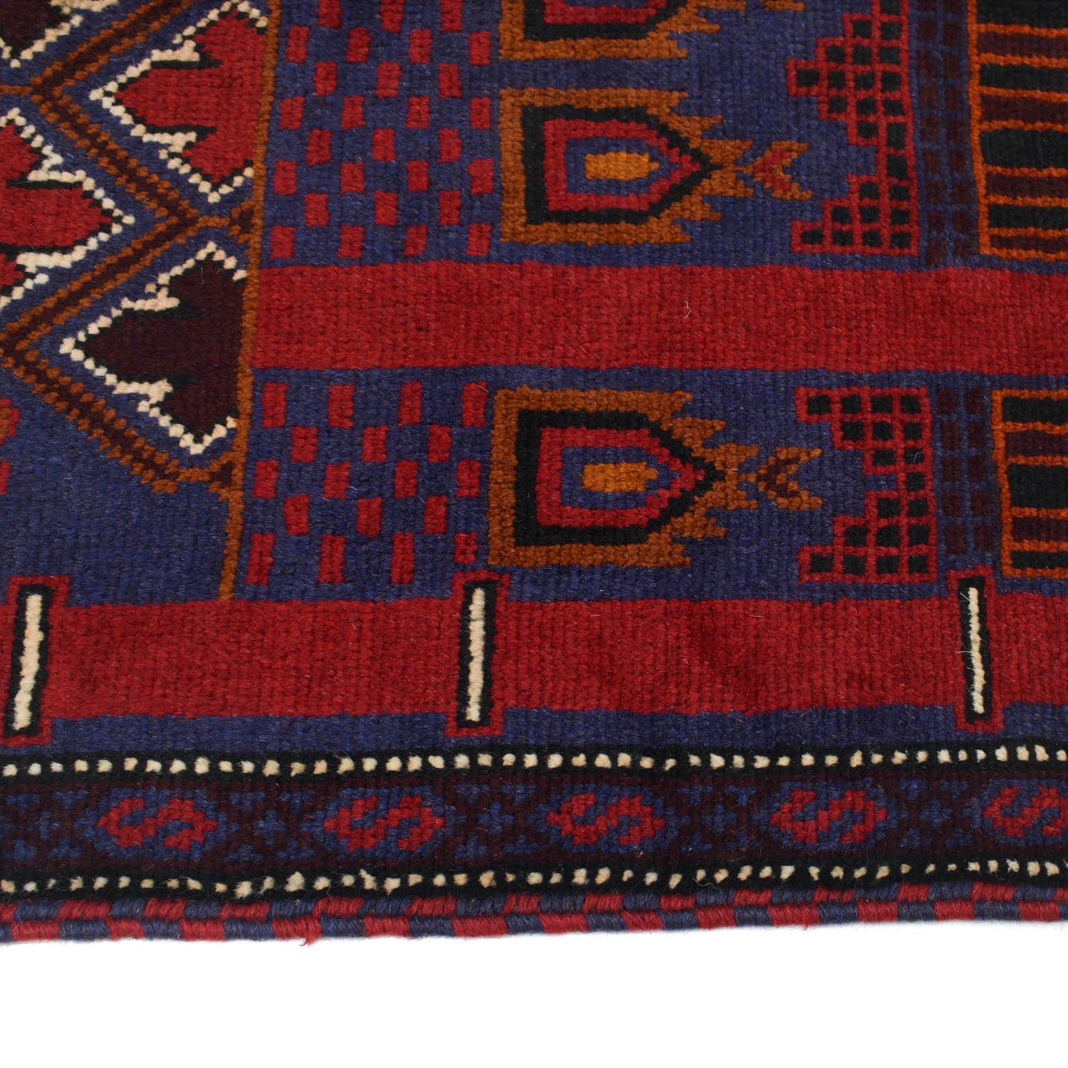 Baluchi Rug Handmade Multi Prayer Design 3x5 ft