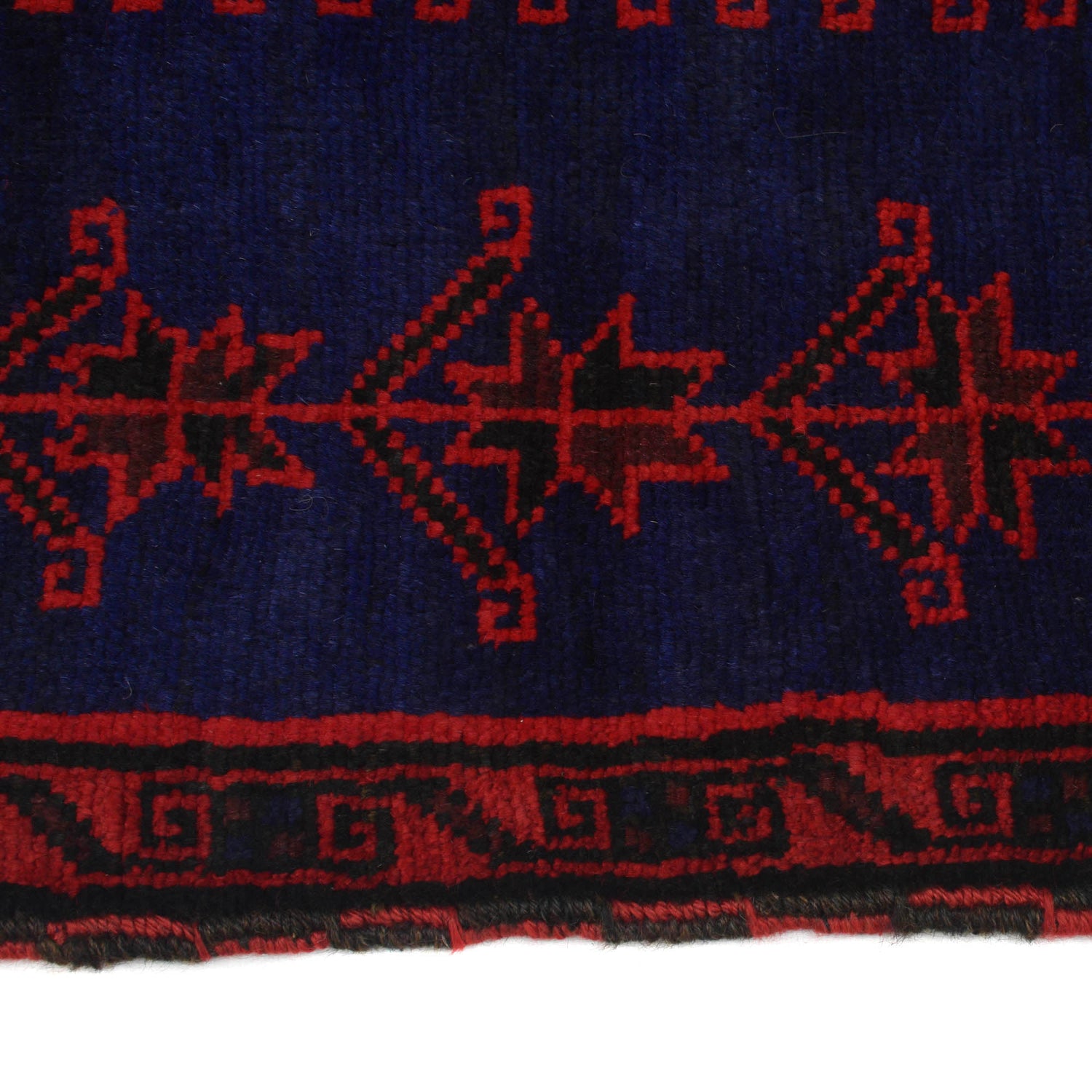 Baluchi Rug Handmade Blue Prayer Design 3x5 ft