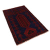 Baluchi Rug Handmade Blue Prayer Design 3x5 ft