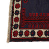 Baluchi Rug Handmade Multi Geometric 3x5 ft