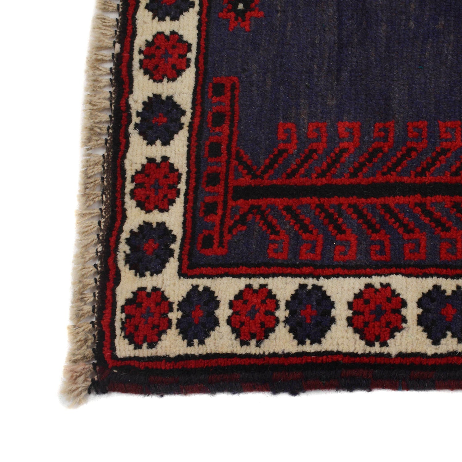 Baluchi Rug Handmade Multi Geometric 3x5 ft