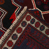 Baluchi Rug Handmade Multi Geometric 3x5 ft