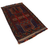 Baluchi Rug Handmade Multi Prayer Design 3x5 ft