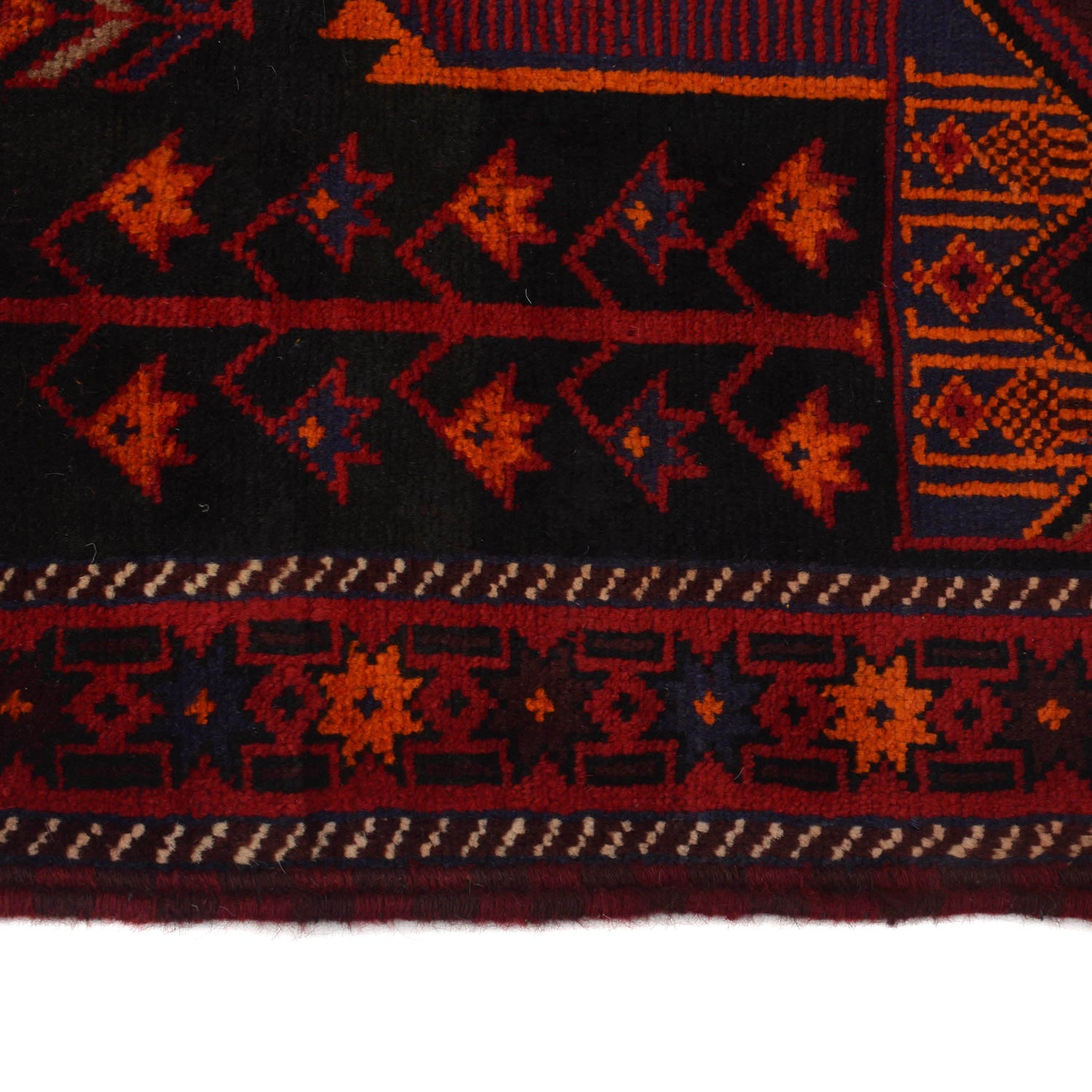 Baluchi Rug Handmade Multi Prayer Design 3x5 ft