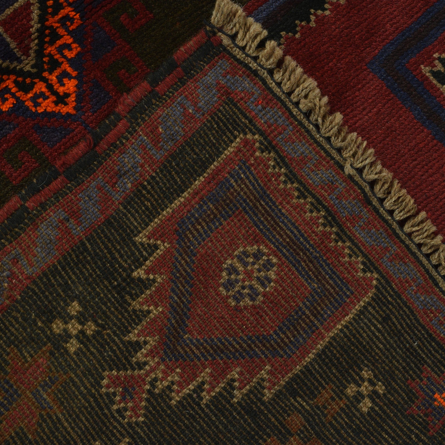 Baluchi Rug Handmade Multi Floral 3x5 ft
