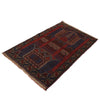 Baluchi Rug Handmade Multi Prayer Design 3x5 ft