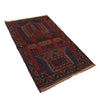 Baluchi Rug Handmade Multi Prayer Design 3x5 ft