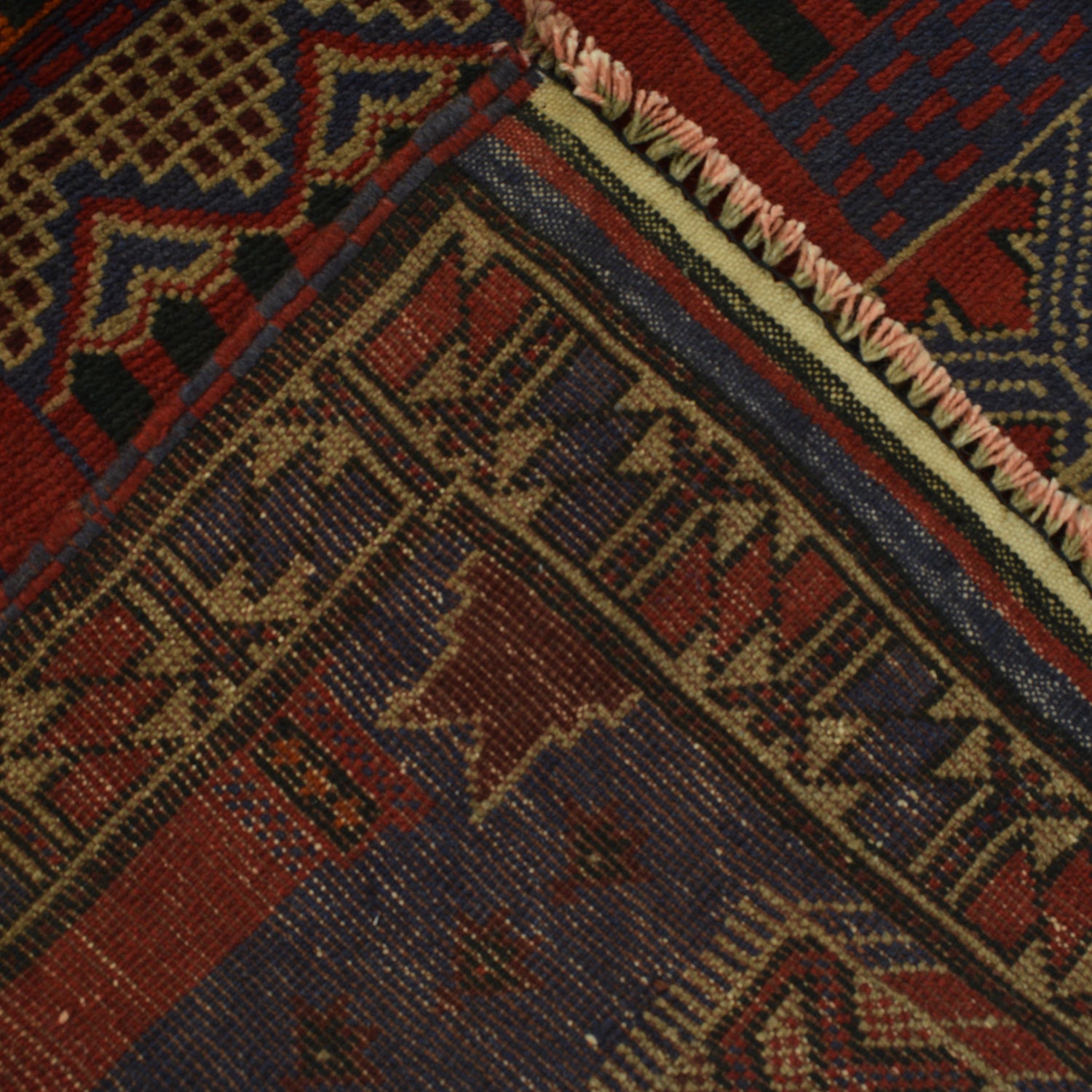 Baluchi Rug Handmade Multi Prayer Design 3x5 ft