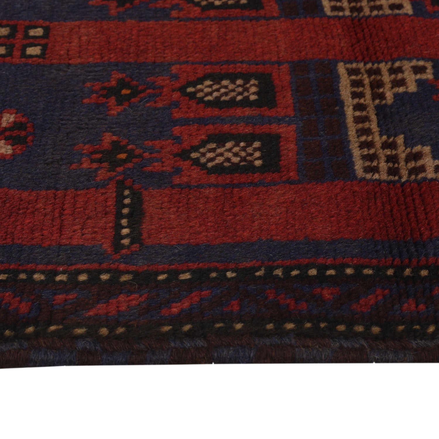 Baluchi Rug Handmade Multi Prayer Design 3x5 ft