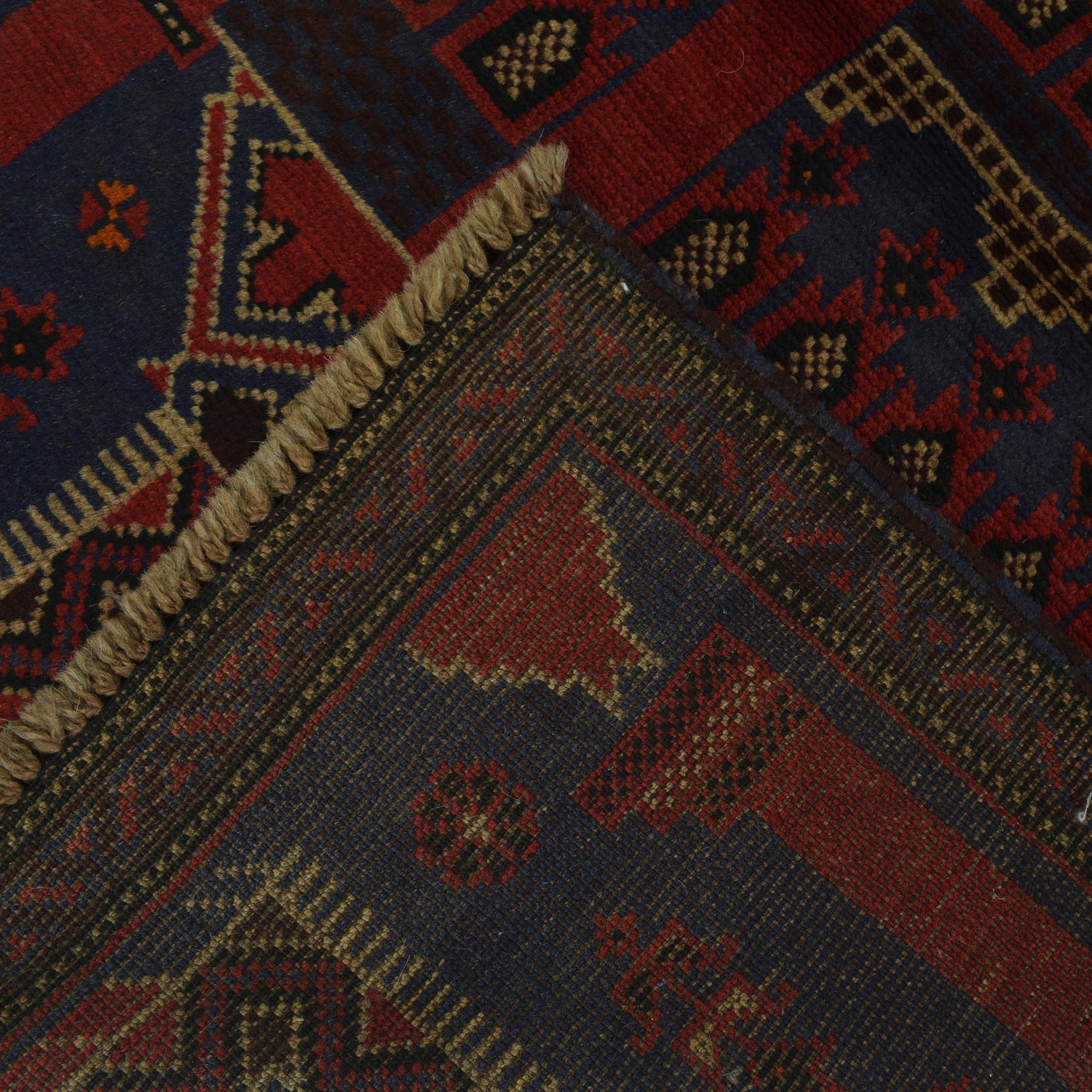 Baluchi Rug Handmade Multi Prayer Design 3x5 ft