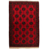 Baluchi Rug Handmade Red Geometric 2x4 ft