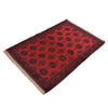 Baluchi Rug Handmade Red Geometric 2x4 ft