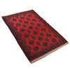 Baluchi Rug Handmade Red Geometric 2x4 ft