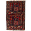 Baluchi Rug Handmade Multi Prayer Design 2x4 ft