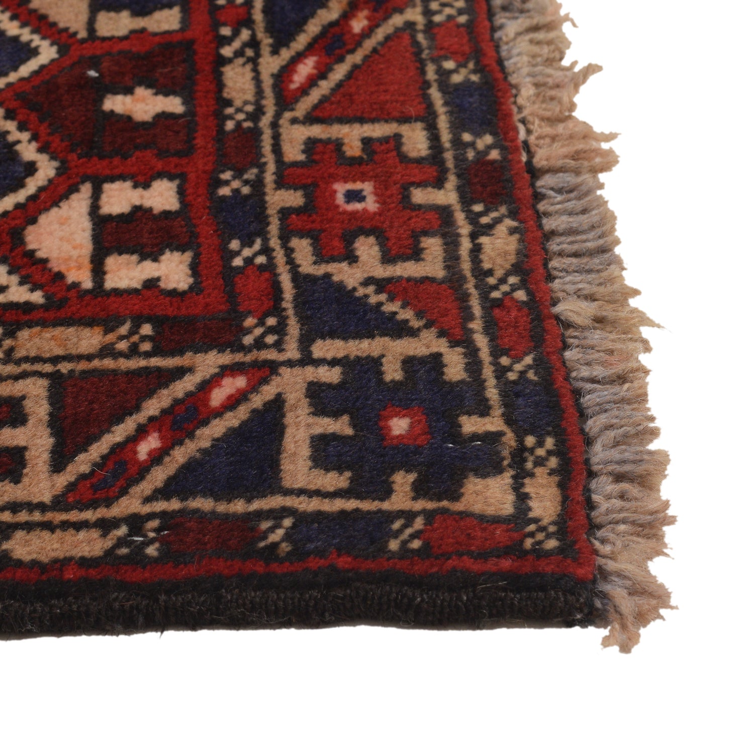 Baluchi Rug Handmade Multi Prayer Design 2x4 ft