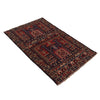 Baluchi Rug Handmade Multi Prayer Design 2x4 ft
