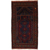 Baluchi Rug Handmade Multi Prayer Design 3x5 ft