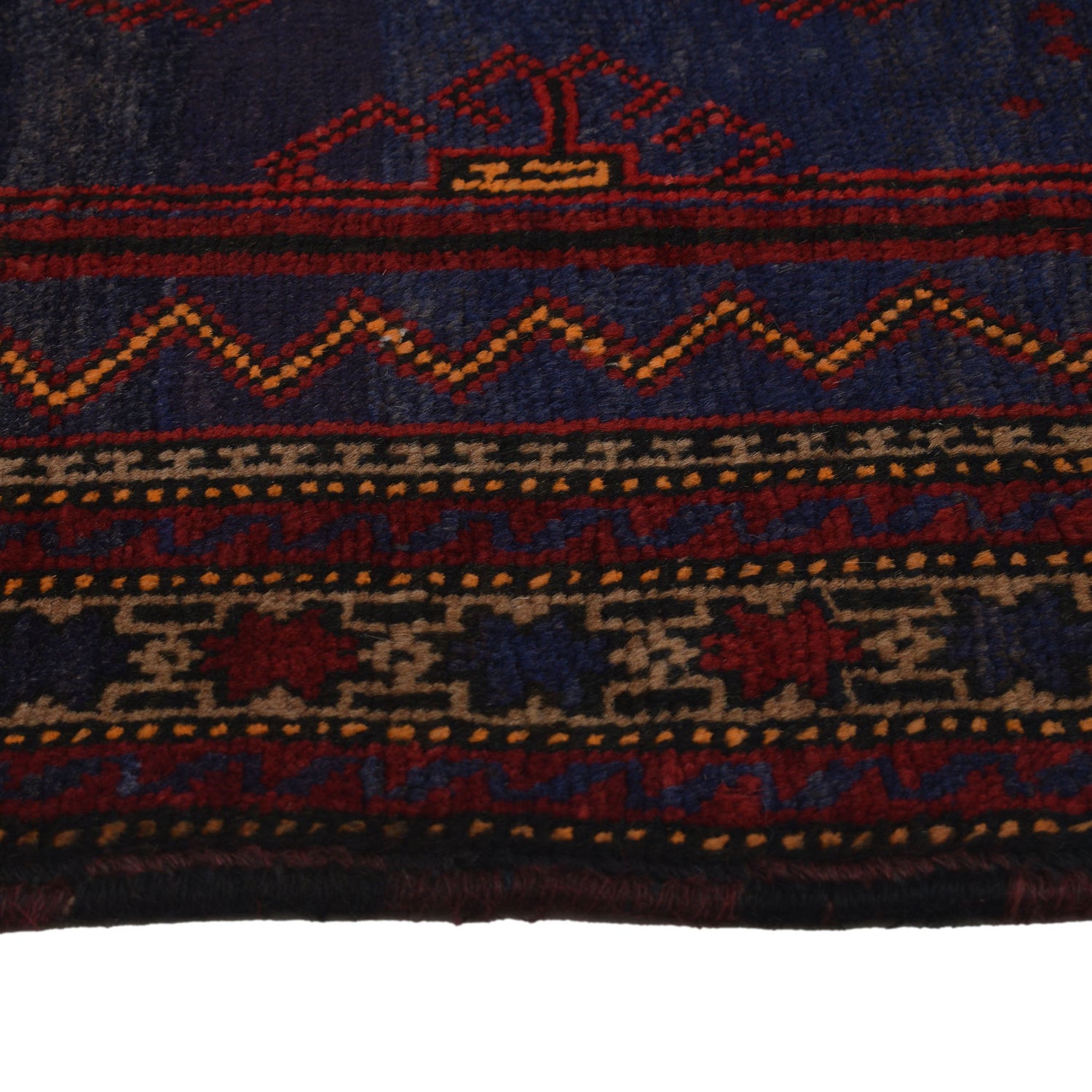 Baluchi Rug Handmade Multi Prayer Design 3x5 ft